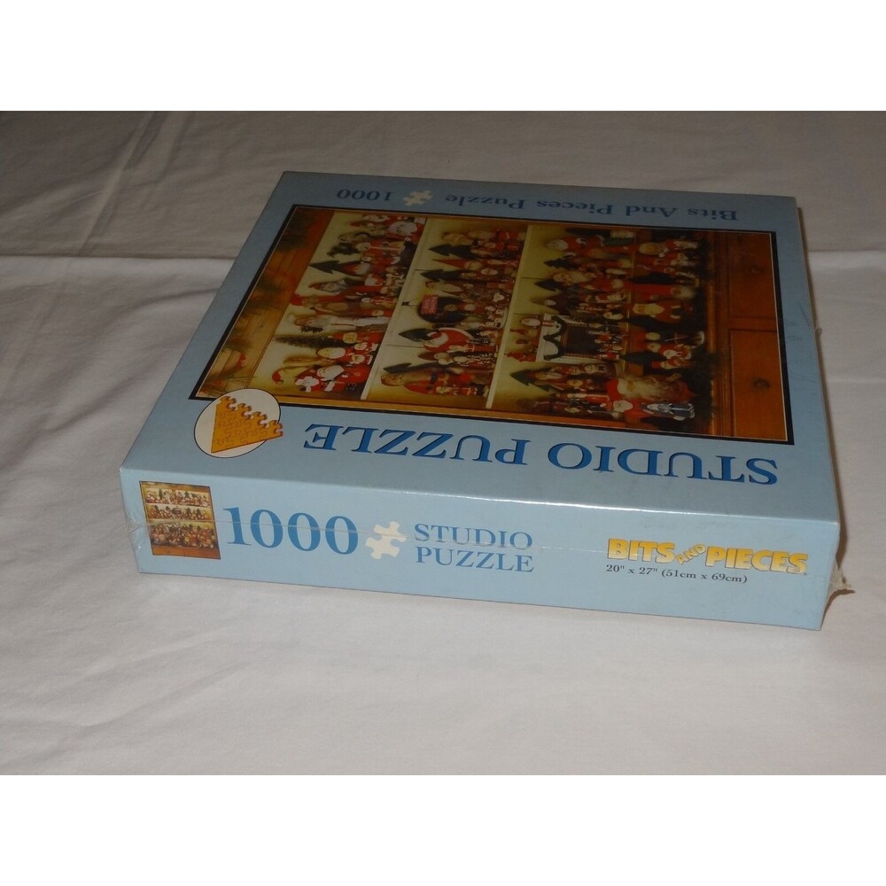 NEW Santa Collector Puzzle Studio Bits And Pieces 1000 Lynn Jameson 2003 USA - Picture 5 of 7